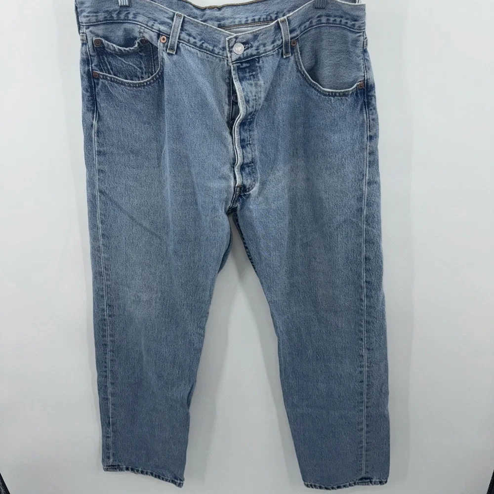 Vintage Y2K 2000 Levis 501 XX Denim Jeans Mens 38 x 30 Button Fly Made In Mexico